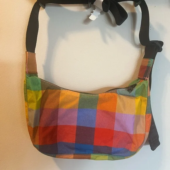 BAGGU Colorful Plaid Crossbody Bag - Picture 2 of 2